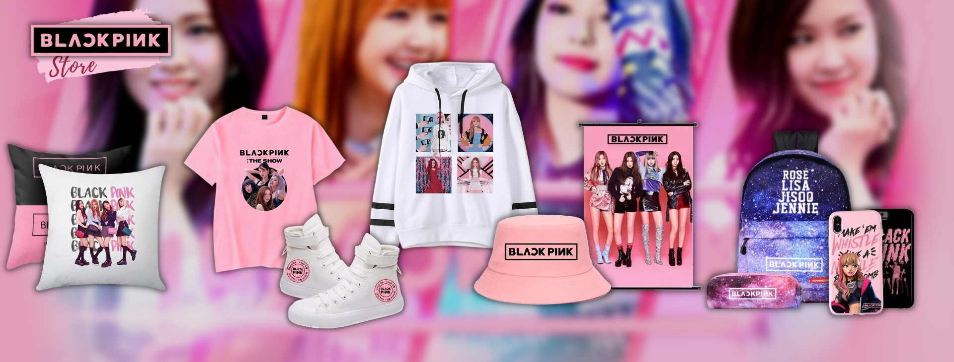 Blackpink Imprimé Sweater Pull kpop korean fashion unisexe Merch Merchandise 