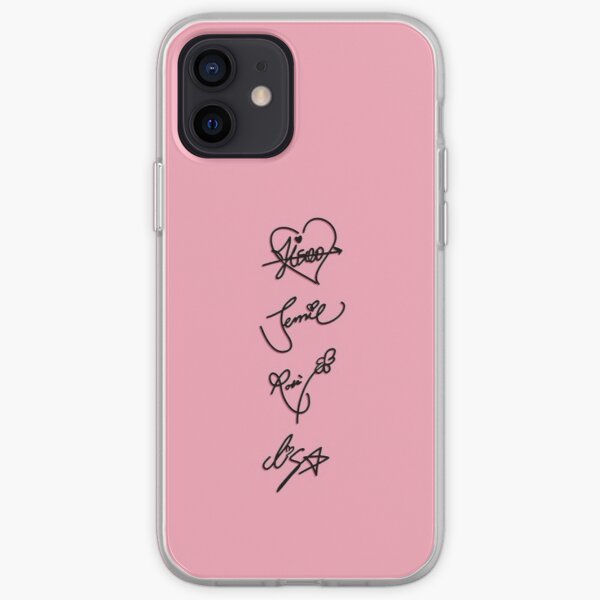 BLACKPINK SIGNATURES iPhone Soft Case RB0408 product Offical Black Pink Merch