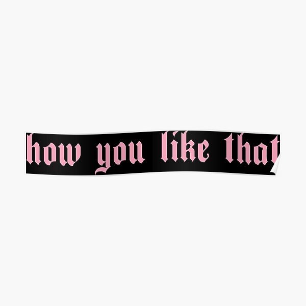 Blackpink How You Like That Masks Poster RB0408 product Offical Black Pink Merch