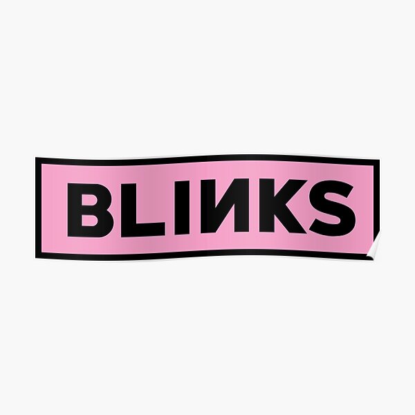 Blackpink Fans BLINKS RECTANGLE - BLACK Poster RB0408 product Offical Black Pink Merch