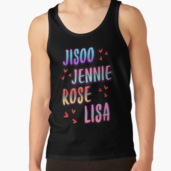 blackpink name Tank Top RB0408 product Offical Black Pink Merch