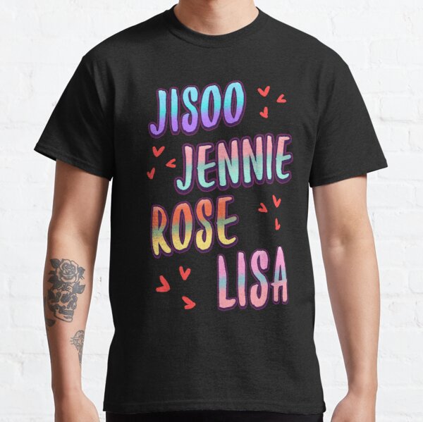 blackpink name Classic T-Shirt RB0708 product Offical Blackpink Merch