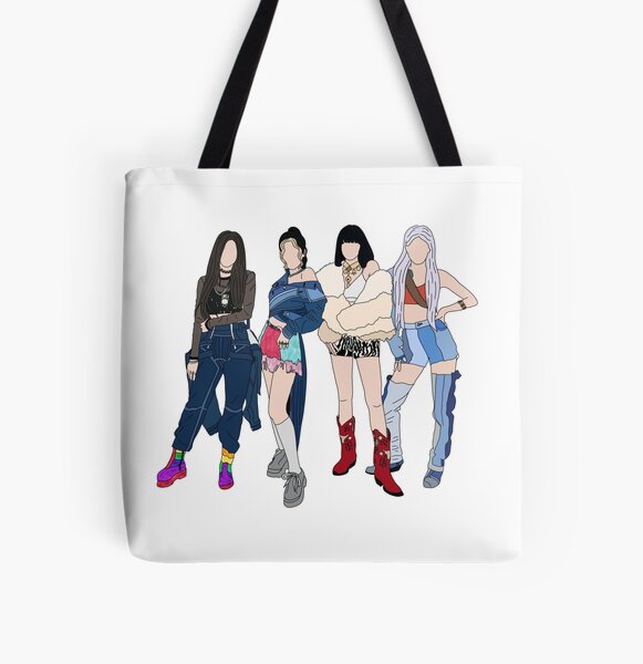 BLACKPINK HOW YOU LIKE THAT All Over Print Tote Bag RB0408 product Offical Black Pink Merch