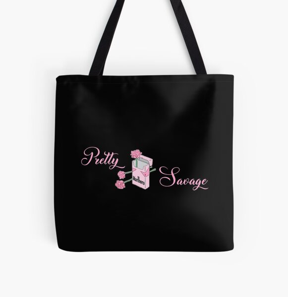 Pretty Savage Blackpink All Over Print Tote Bag RB0408 product Offical Black Pink Merch
