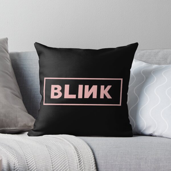 BLINK Throw Pillow RB0408 product Offical Black Pink Merch