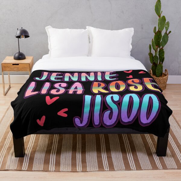 blackpink name Throw Blanket RB0408 product Offical Black Pink Merch