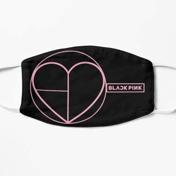 Blackpink's new logo design Flat Mask RB0408 product Offical Black Pink Merch