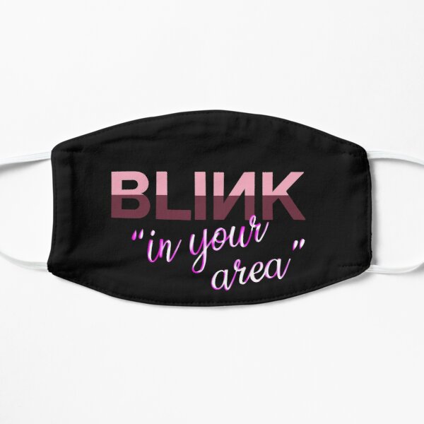 BLINK trong khu vực của bạn cho tất cả người hâm mộ BlackPink Sản phẩm Mặt nạ phẳng RB0408 Offical Black Pink Merch