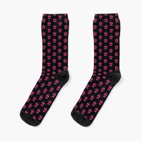 Trong khu vực của bạn nhấp nháy, bạn thích sản phẩm Socks RB0408 Offical Black Pink Merch như thế nào