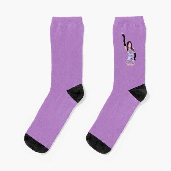 BLACKPINK JENNIE KIM ♡ 블랙 핑크 김제 니 SOLO Performance On Tour Outfit Socks RB0408 product Offical Black Pink Merch