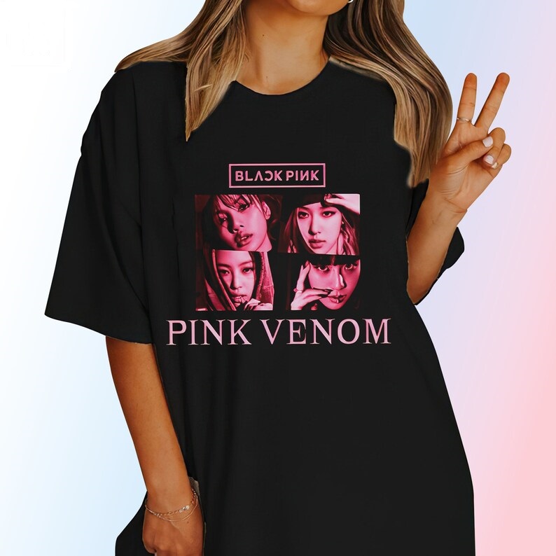 Blackpink T-shirts - New! Pink Venom Born Pink 2022 Classic T