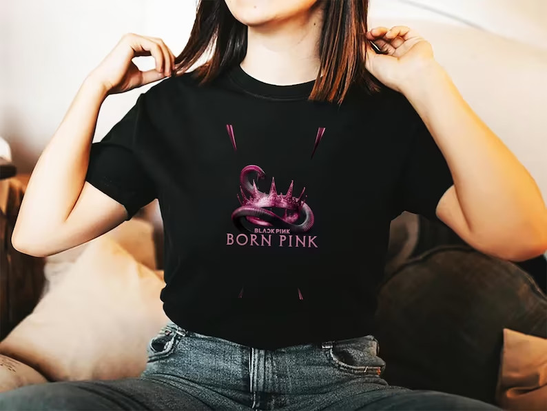 Blackpink T-shirts - New! Black Pink Born Pink World Tour T-Shirt