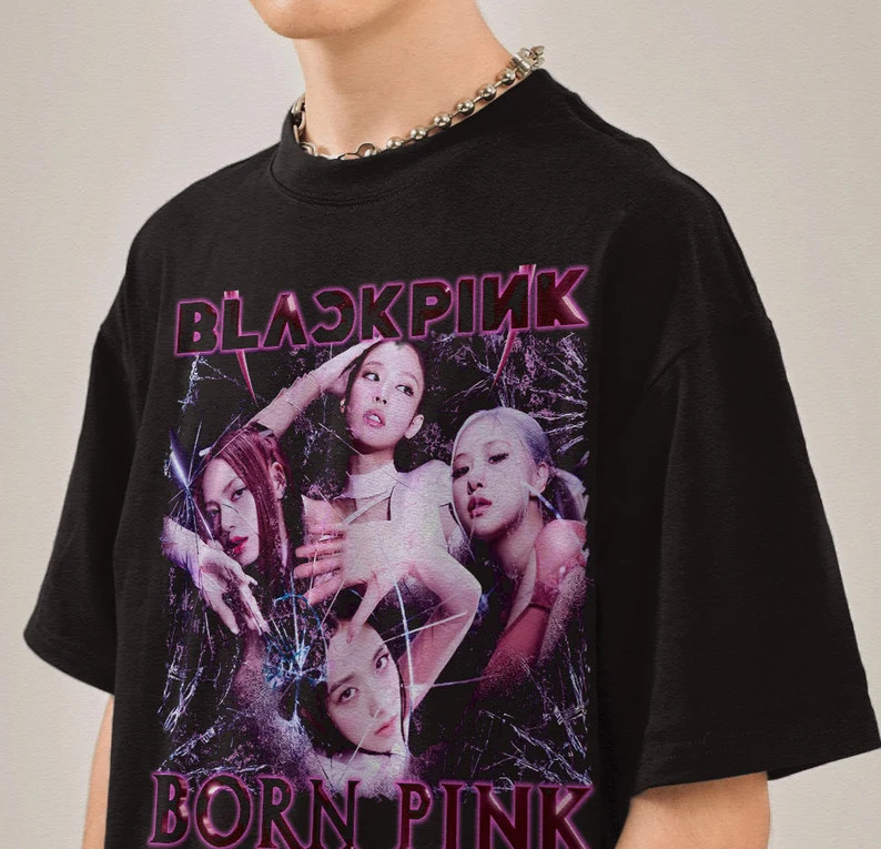 BLACKPINK Pink Venom Group Portrait T-Shirt