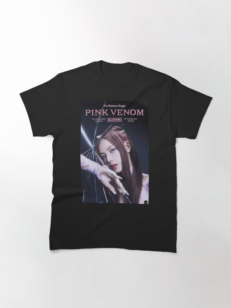 Blackpink T-shirts - New! BLACKPINK Lisa Pink Venom Merch T-Shirt ...