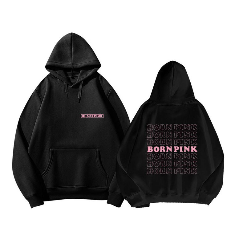 Weekender Hoodie Black/Pink Logo