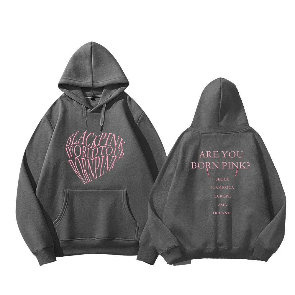 Black Pink Hoodies - New! Are You Born Pink Pullover Hoodie ...