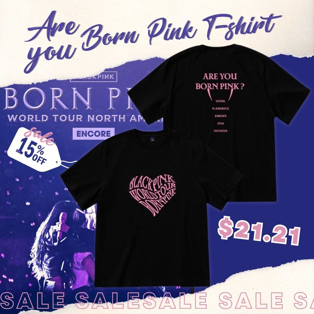 Born Pink World Tour North America 2023 BlackPink Shirt, hoodie, sweater,  long sleeve and tank top